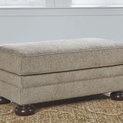 Kananwood - Oatmeal - 2 Pc. - Chair and a Half with Ottoman
