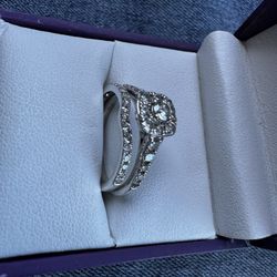 Real Diamond Marriage Set 