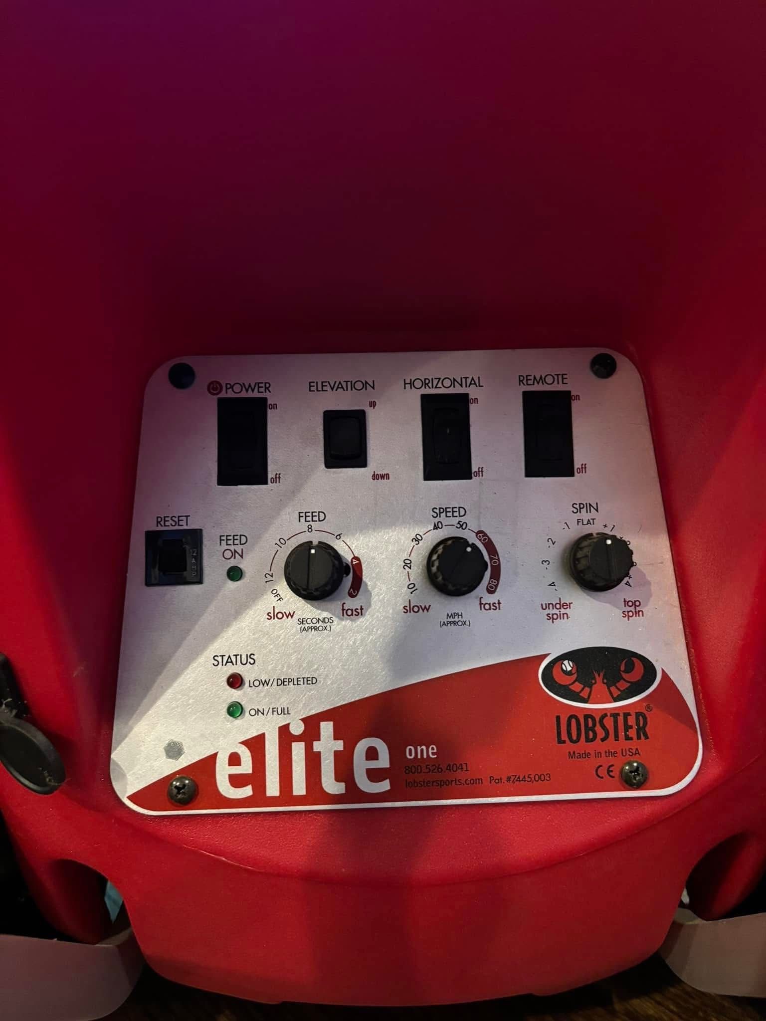 Lobster Sports Elite Tennis Ball Machine