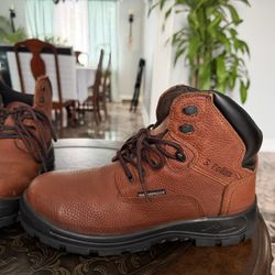 Steel Toe Boots Size 8-1/2