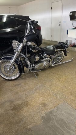 1948 chevy & 2008 softtail