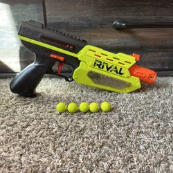 Nerf Rival Mercury XIX-500 Edge Series Blaster W/target And 5 Nerf Balls