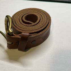Redwing 38 Leather Brass Buckle Leather Made In US