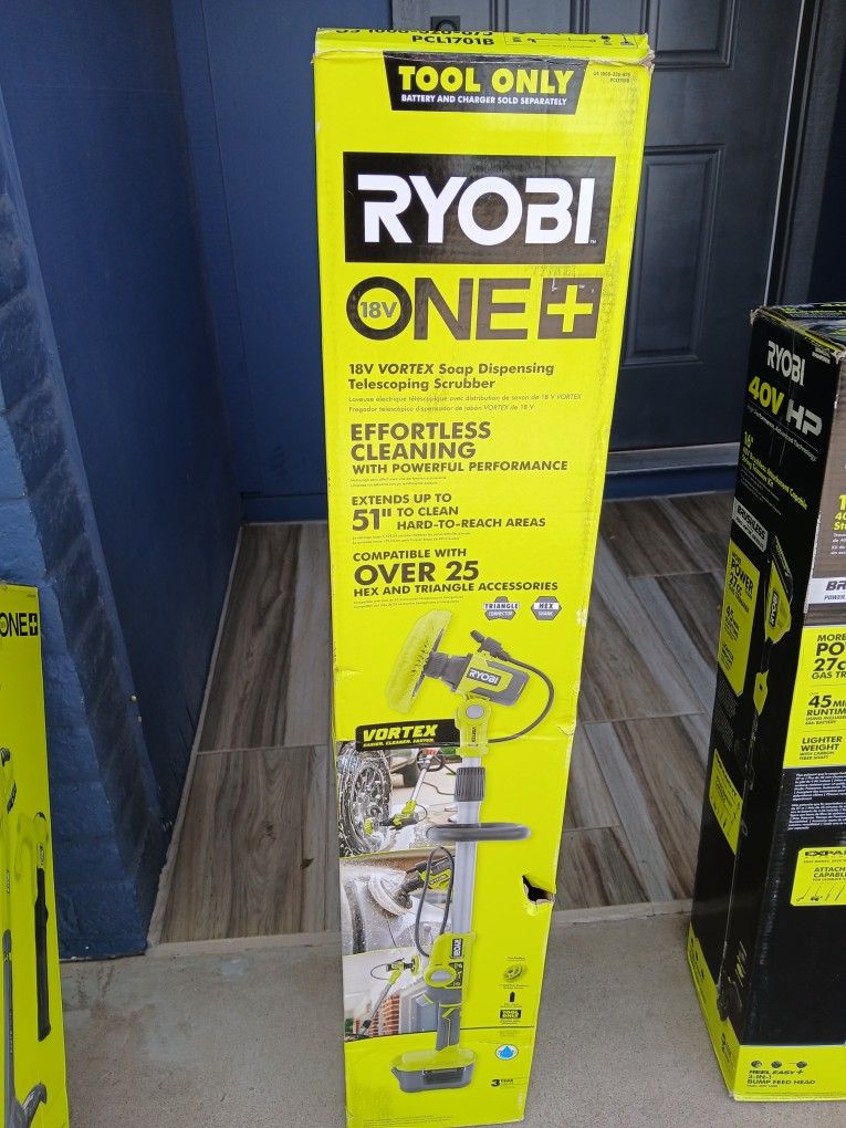 SCRUBBER RYOBI 18V TOOL ONLY 