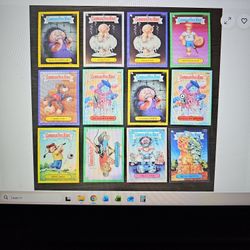 2023 Garbage Pail Kids Chrome Parallels- Lot Of 12 - OBO