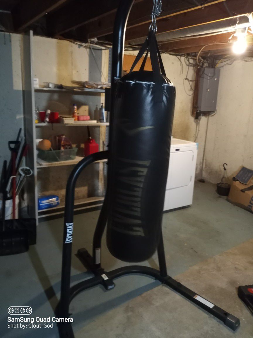 Everlast Dual Station W/ Bag and Speed bag Mount
