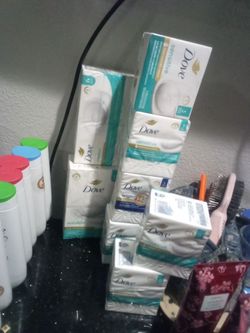 Dove bars of soap