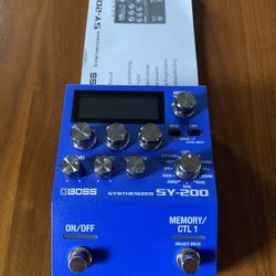 Boss Synth Pedal For Guitar