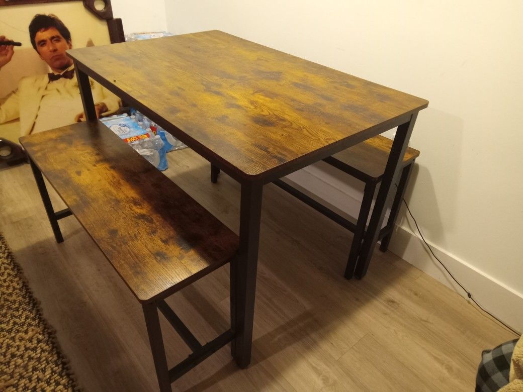 Dining Room Table Bench Style