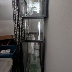 All glass aquariums