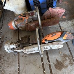 2 Gas Concrete Saws