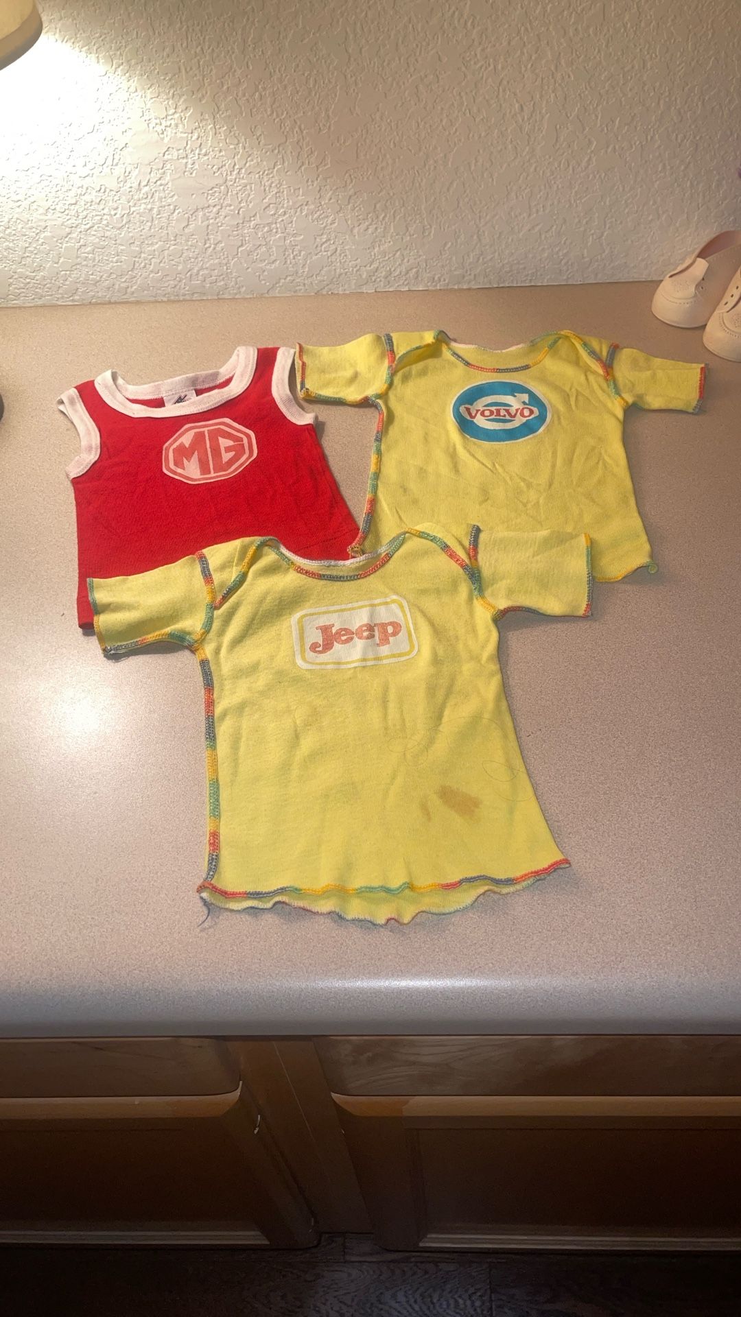 Vintage  Shirts For Dolls Or 12  Month Toddlers