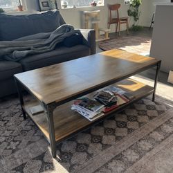 Coffee Table With Side Table