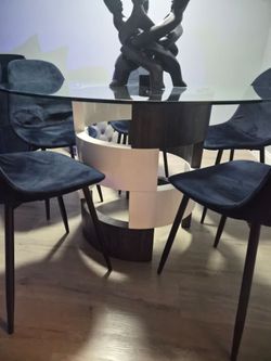 Dining table and chairs