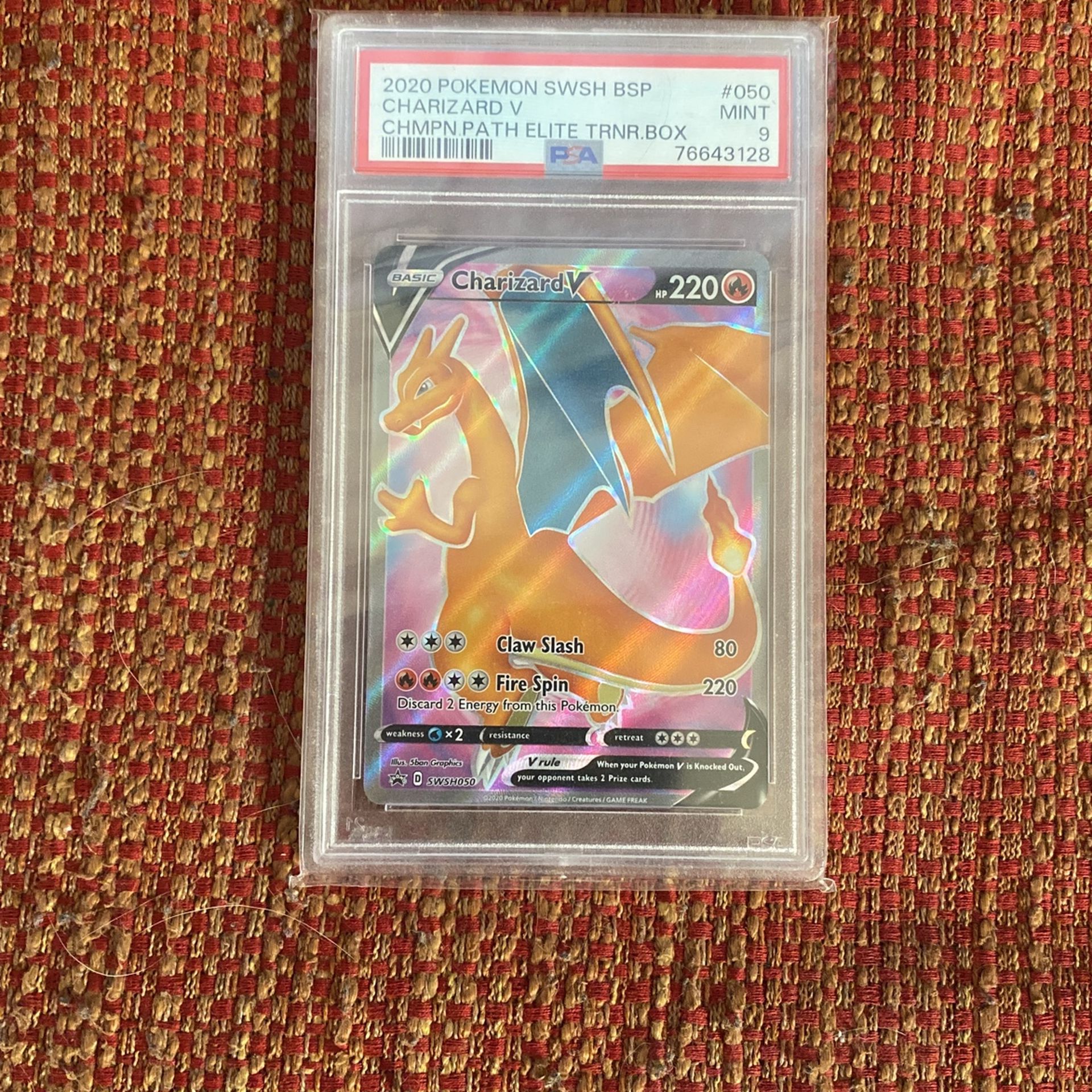 Charzard V PSA 9 Graded