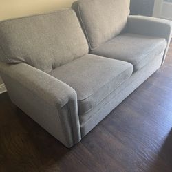 Selling Used Sofa Bed Silver Color