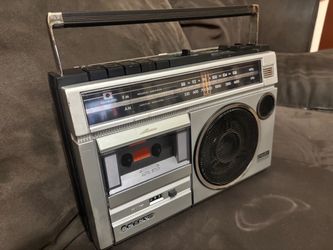 Sanyo portable radio cassette player