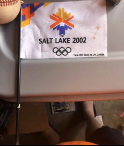 Salt lake 2002 mini flag