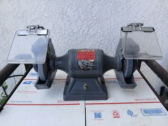 6" Baldor Model 623E / Rebadged Delta Rockwell 23-612 Bench Grinder Buffer 4.2 Amps 115V 3600RPM Made in USA