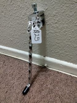 8" Square Twisted Chrome Kickstand