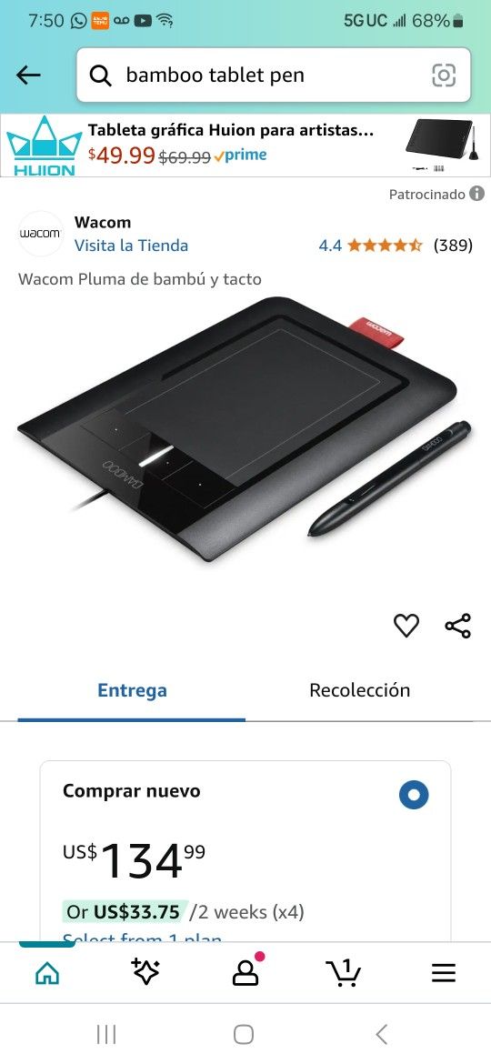 Bamboo Tablet Pen