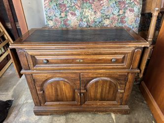 Wood And Stone Table