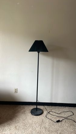 Green floor lamp