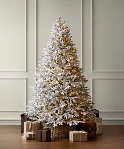 7.5 ft Kenwood Fraser Fir Flocked LED Pre-Lit Tree