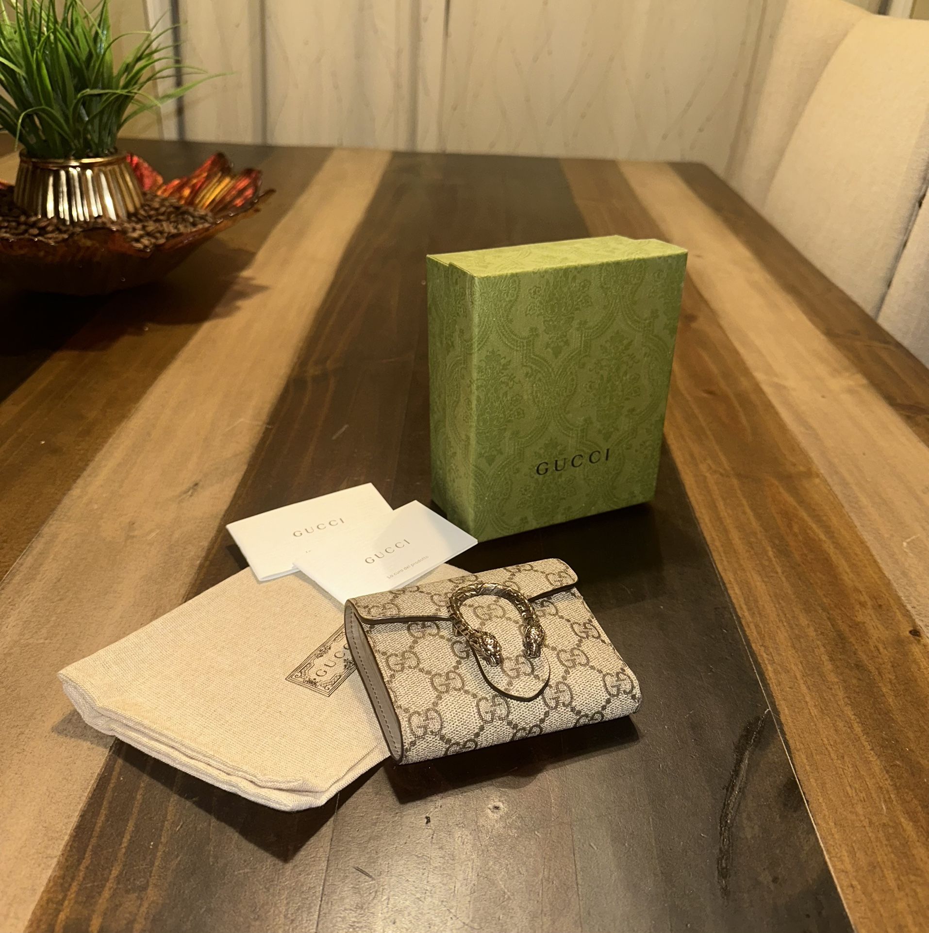 Gucci Dionysus Mini Bifold Wallet