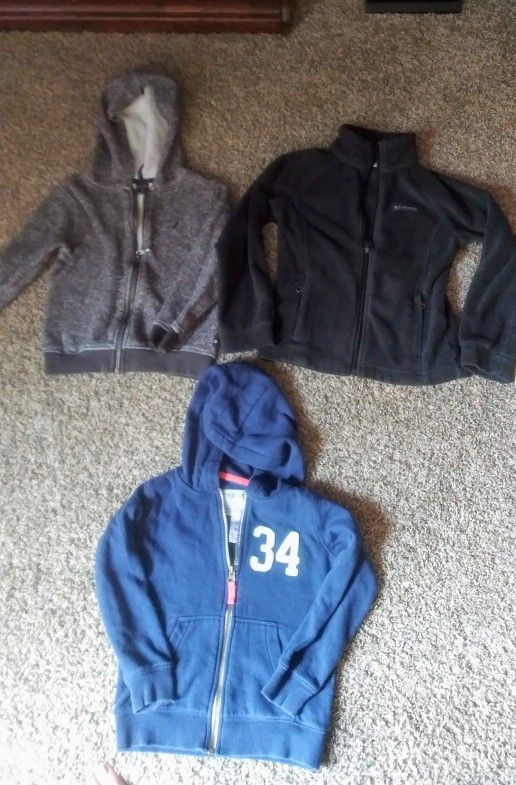 Kids 4/5T Zip-Up Name Brand Hoodies