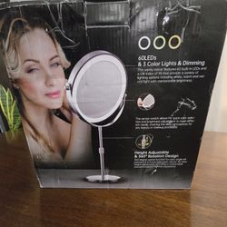HD Lighted Makeup Mirror  Double Sided New