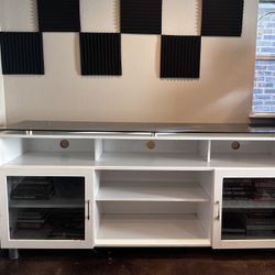 White entertainment Center 