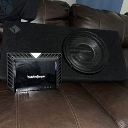Subwoofer And Amplifier Rockford Fosgate