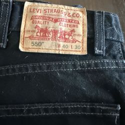 Levi 550 W40 L30
