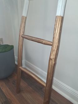Decorative Wood Blanket Ladder 71x16