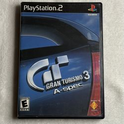 Gran Turismo 3: A-Spec (PlayStation 2, 2001) - Complete CIB - Driving Racing Simulator