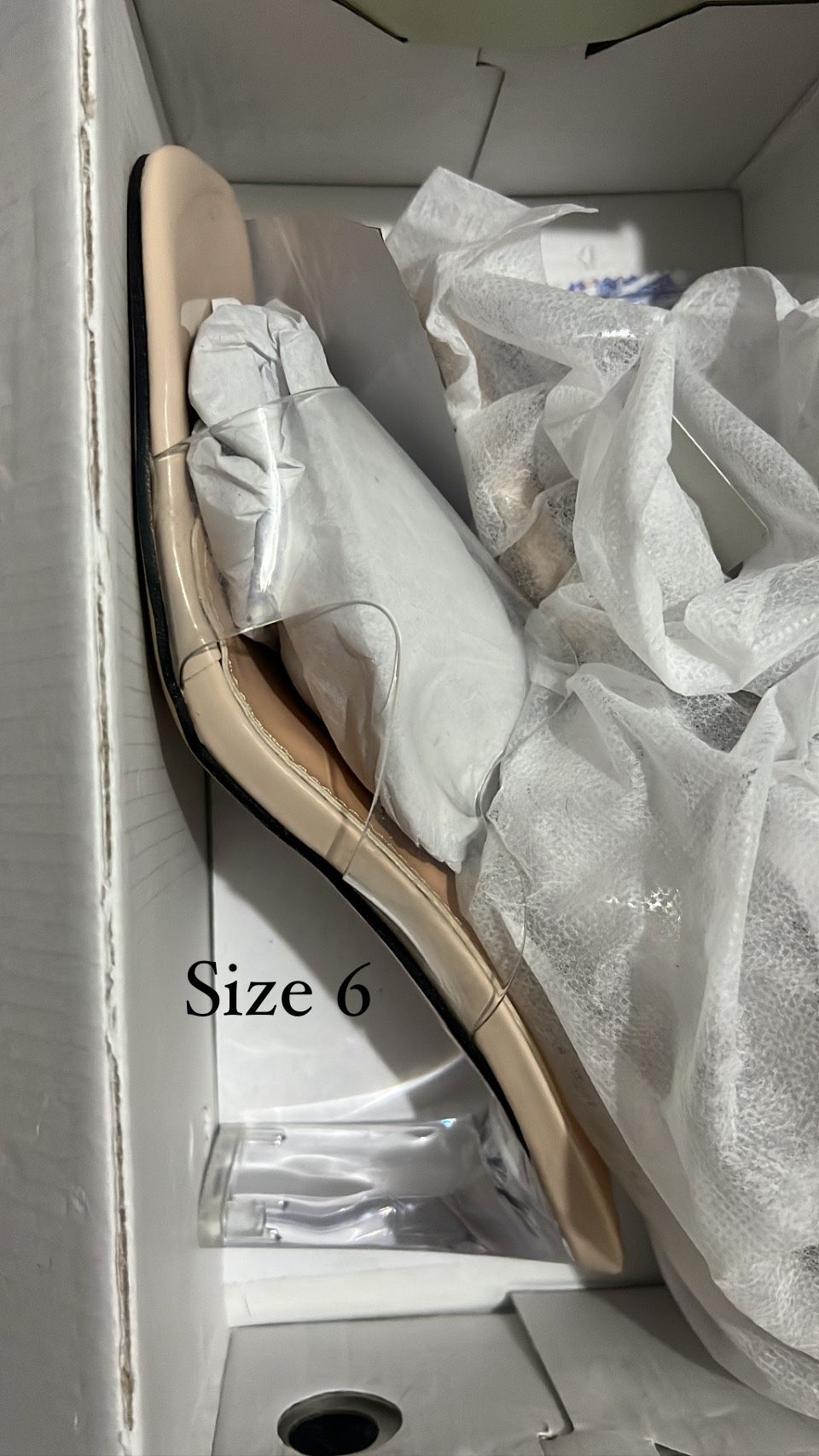Clear Short Block Heels 