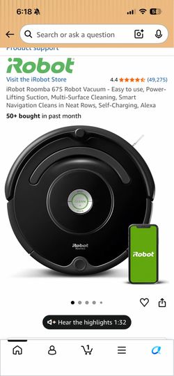 iRobot Roomba Vacuum Cleaner