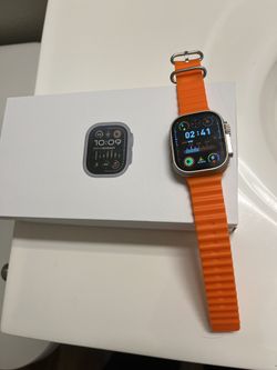 Apple Watch Ultra 2 Orange Band 