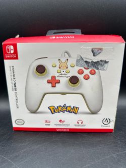 Pikachu Nintendo Switch Enhanced Wired Controller