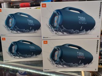 JBL Boombox 4 . Latest Model.  34 hours Battery Life.  Waterproof.  Brand New