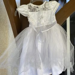 Toddler Dress White 