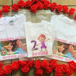 Birthday Party Shirts