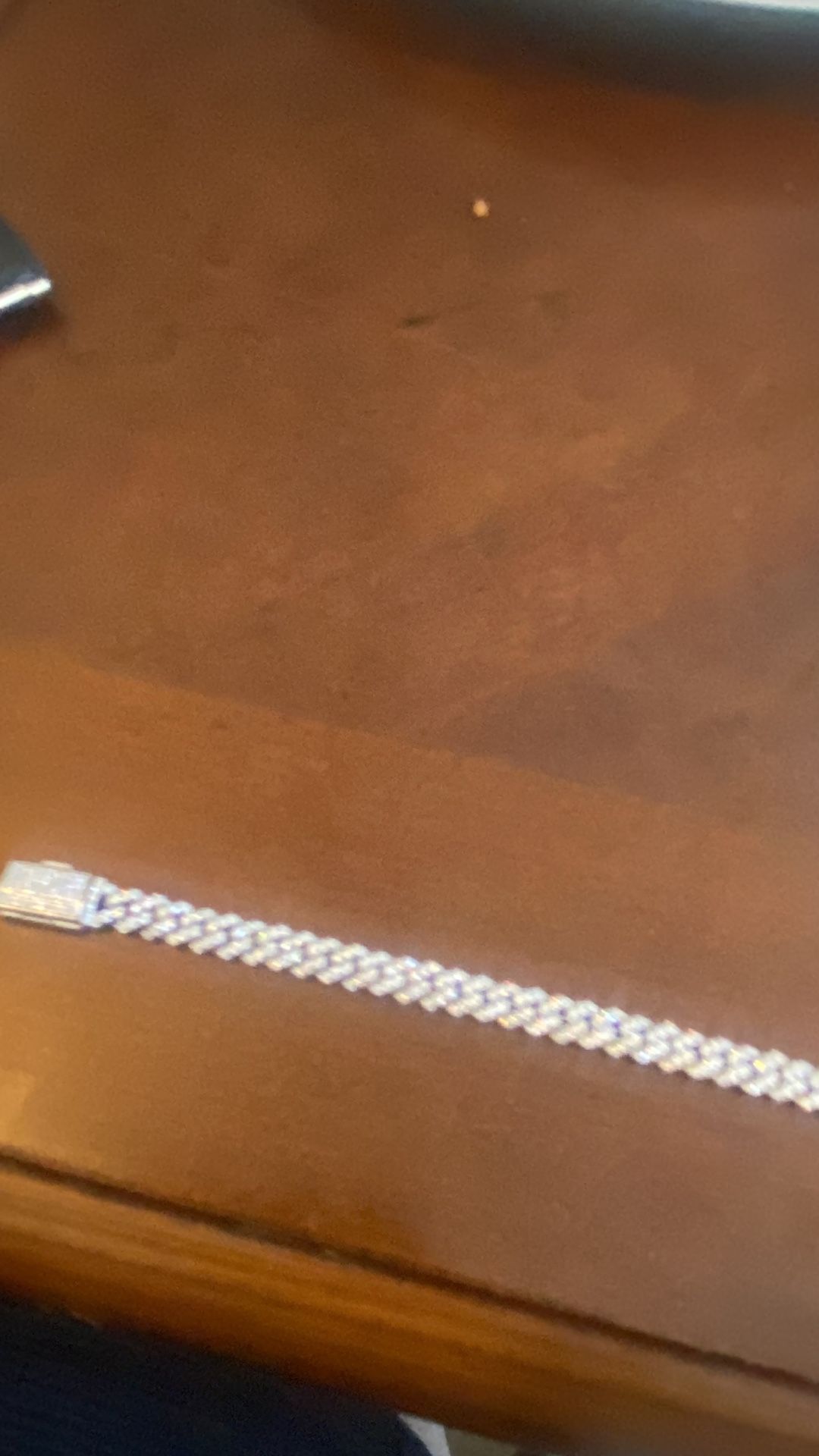 6.5mm Prong Cuban Moissanite Chain 925s