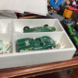 Slot Cars. B R M Formula l #9435-395. All In Original Boxes Have A Few More In The Boxes And A Complete Slot Car Set