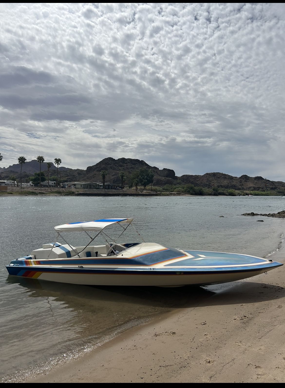 1987 21.5 Bahner Speed Boat