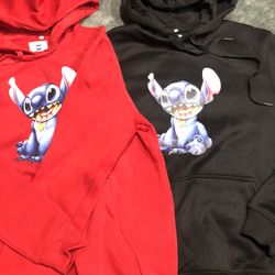 Kids Hoodie.   Black Or Red. 