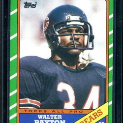 Super Nice 1986 Walter Payton Rookie Card Near MINT Or Better 