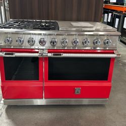 Heston 48 inch dual fuel range