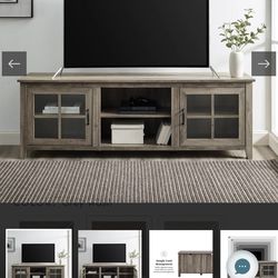 Gray wash tv stand brand new in box